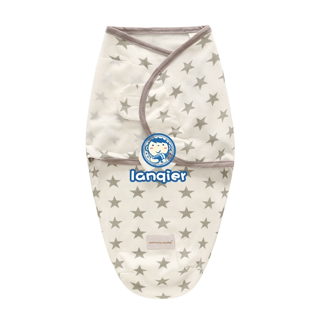 Miracle Baby Newborn Swaddle Blanket Adjustable Wrap Receiving Blanket