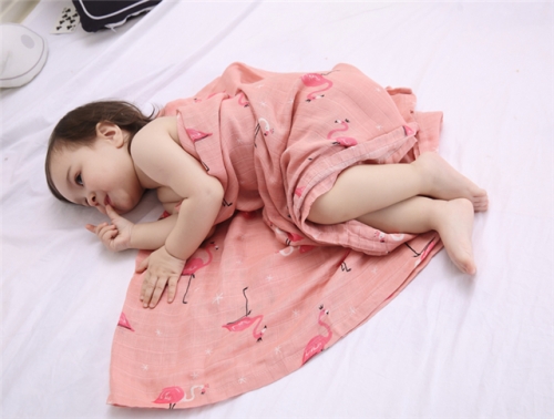 Miracle Baby Mantas de envoltura de muselina Manta de recepción de algodón grande Cubierta de enfermería 47''x 47''